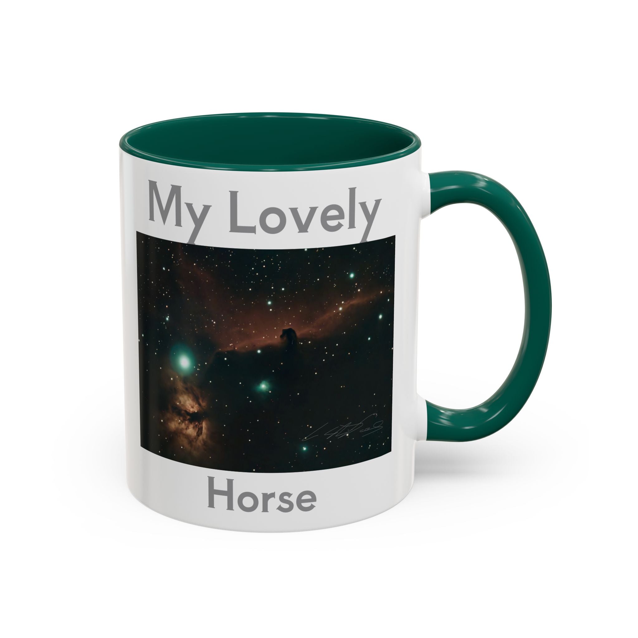 My Lovely Horse Galaxy Mug — 11oz/15oz Ceramic Coffee Cup