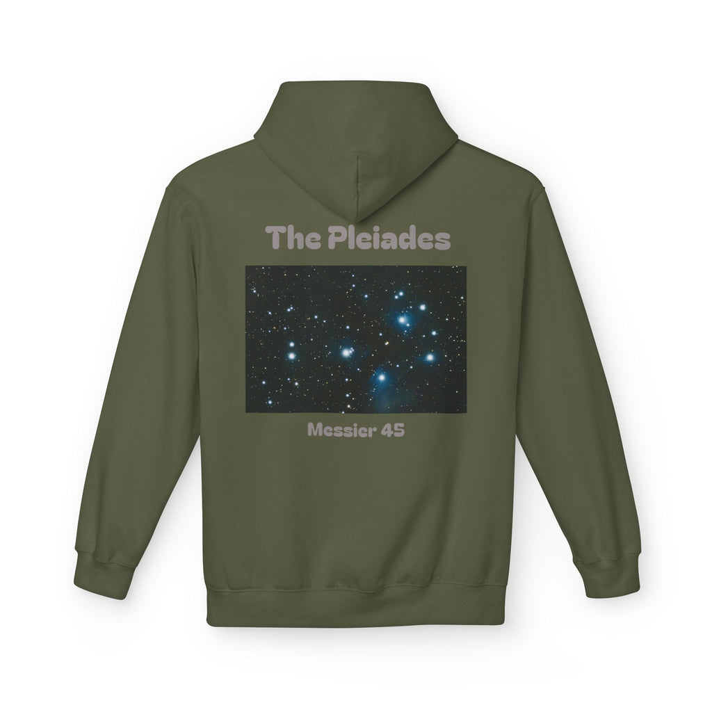 Pleiades Star Cluster Hoodie – “The Pleiades” Messier 45 Astronomy Pullover