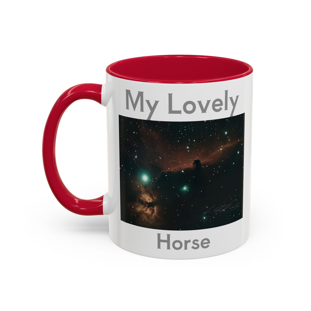 My Lovely Horse Galaxy Mug — 11oz/15oz Ceramic Coffee Cup