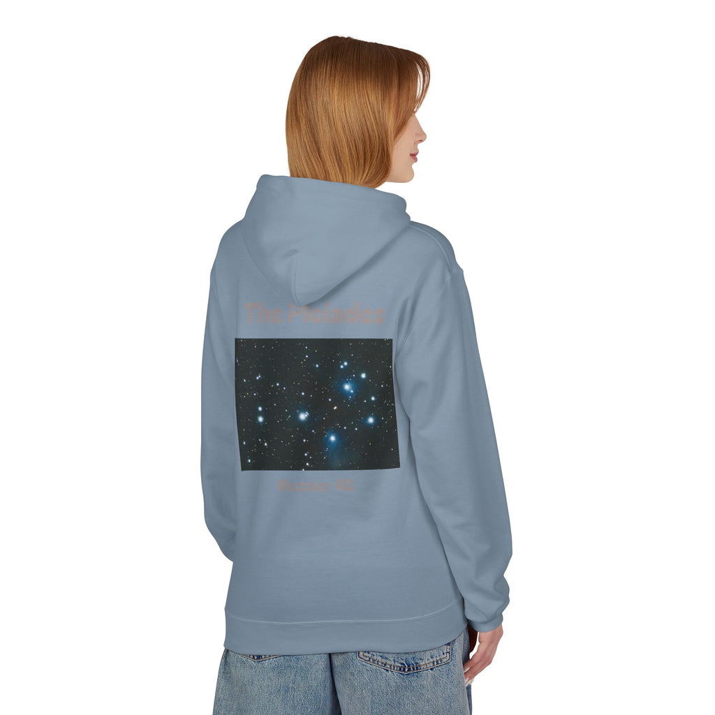 Pleiades Star Cluster Hoodie – “The Pleiades” Messier 45 Astronomy Pullover