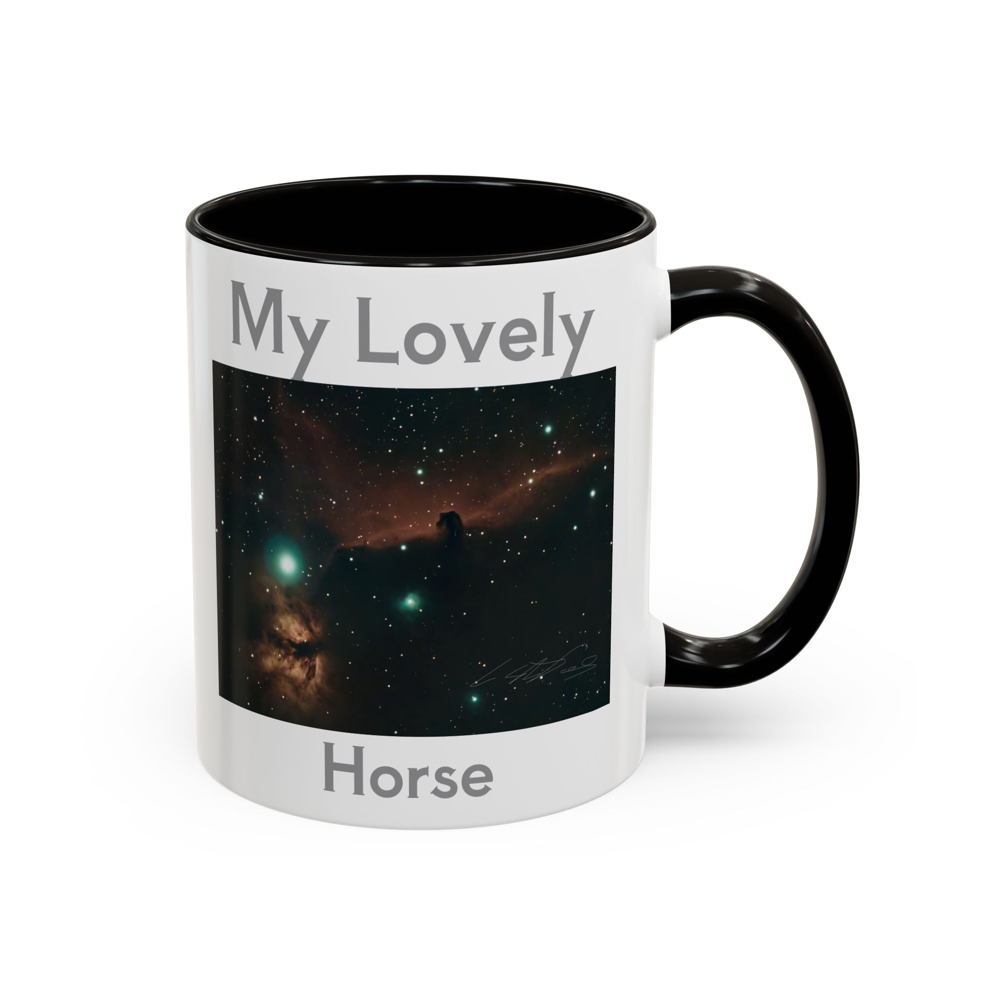 My Lovely Horse Galaxy Mug — 11oz/15oz Ceramic Coffee Cup