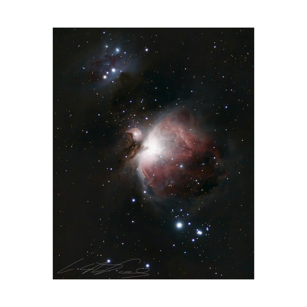 Orion Nebula Poster (M42) — Matte Vertical Space Print
