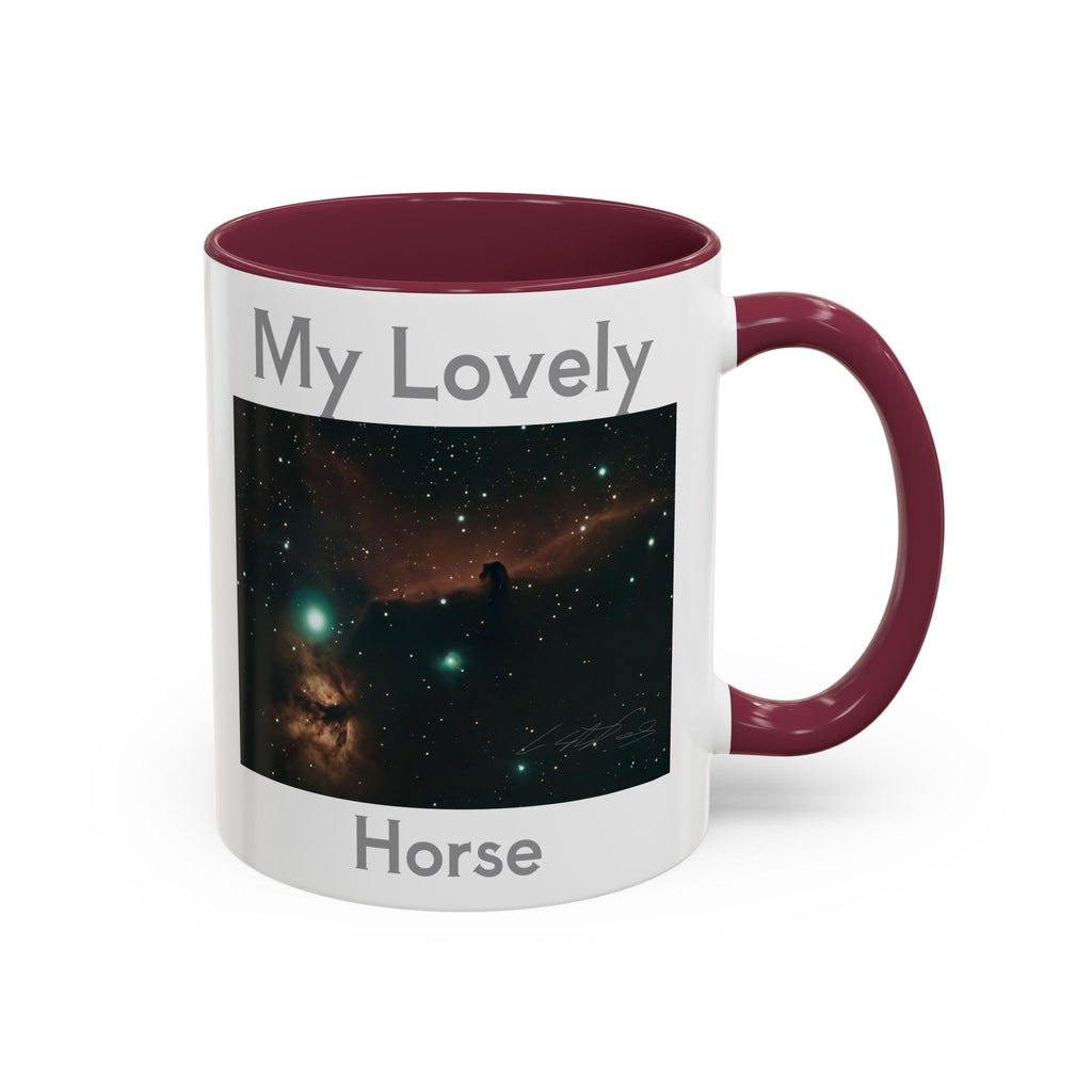 My Lovely Horse Galaxy Mug — 11oz/15oz Ceramic Coffee Cup