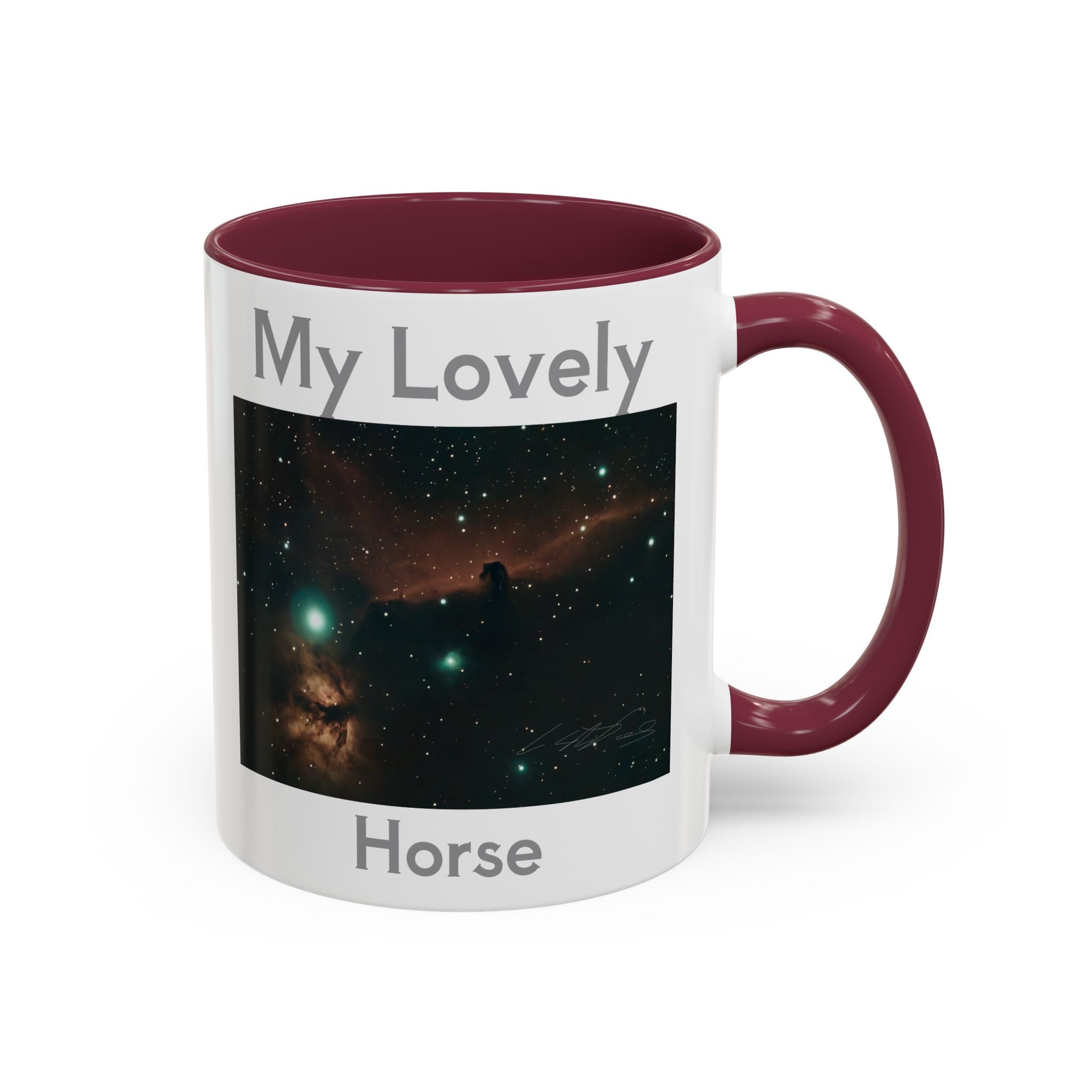 My Lovely Horse Galaxy Mug — 11oz/15oz Ceramic Coffee Cup