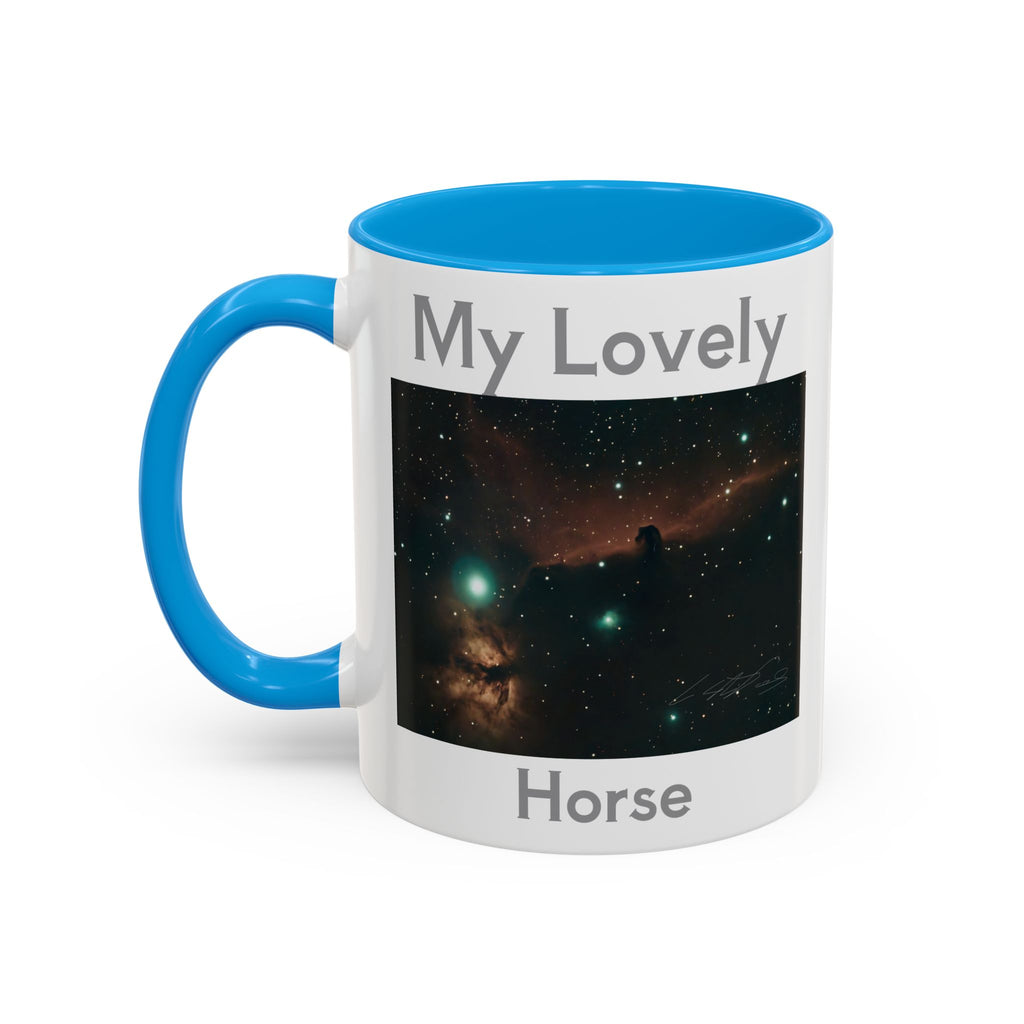 My Lovely Horse Galaxy Mug — 11oz/15oz Ceramic Coffee Cup