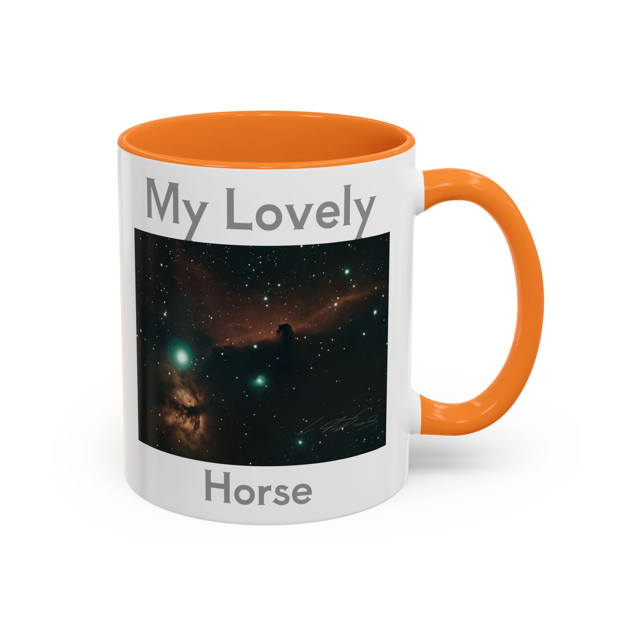 My Lovely Horse Galaxy Mug — 11oz/15oz Ceramic Coffee Cup