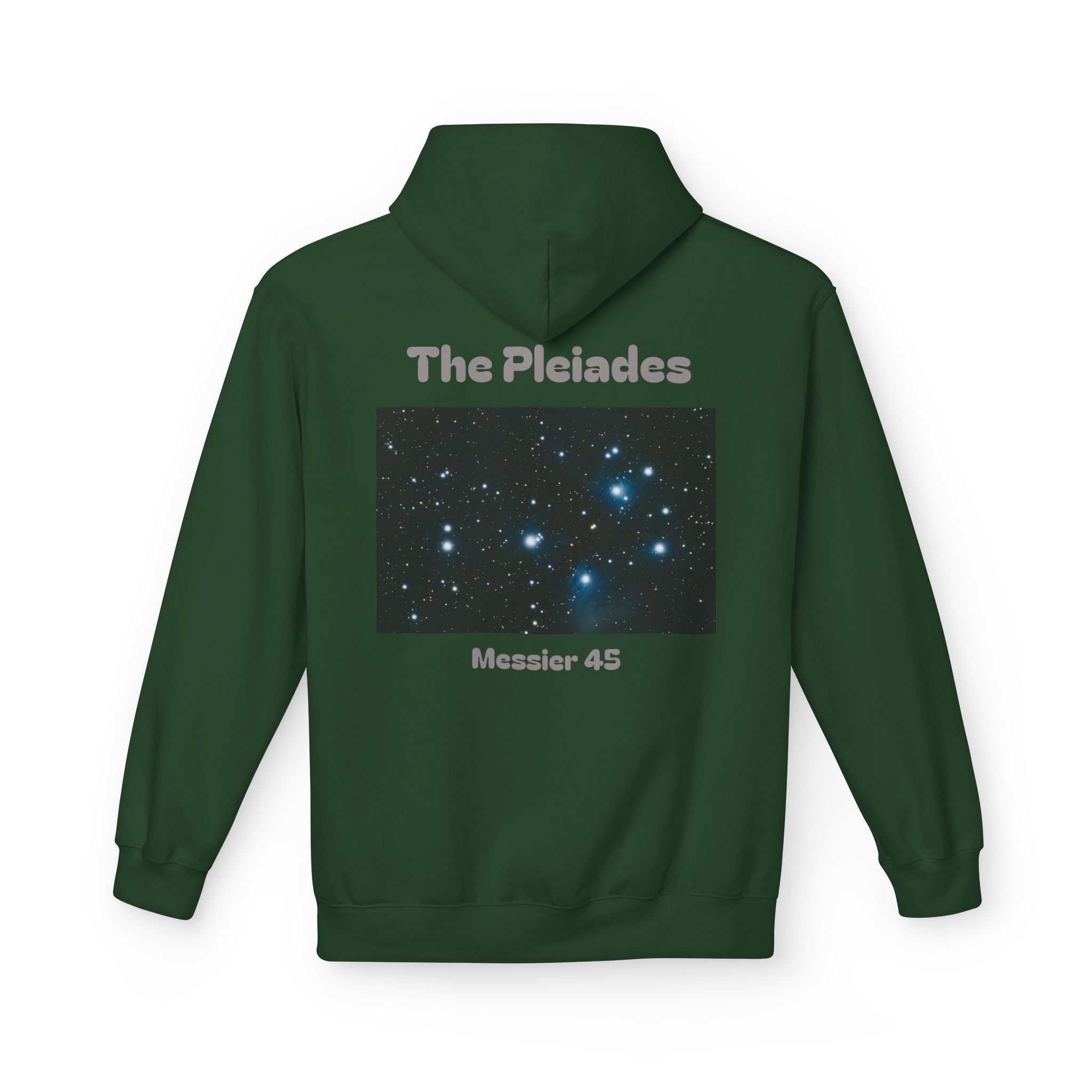 Pleiades Star Cluster Hoodie – “The Pleiades” Messier 45 Astronomy Pullover