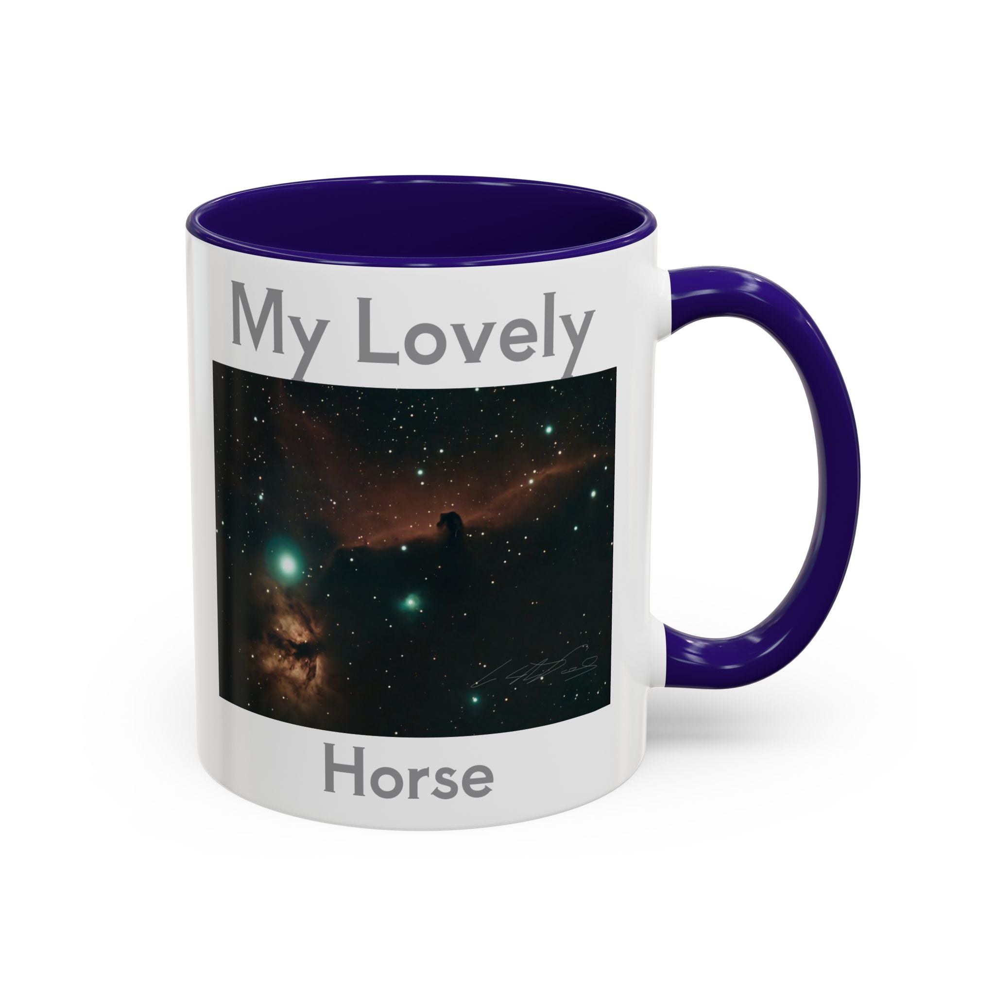 My Lovely Horse Galaxy Mug — 11oz/15oz Ceramic Coffee Cup