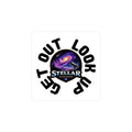 Stellar Visions 'Get Out, Look Up' Sticker — Kiss-Cut Vinyl Decal