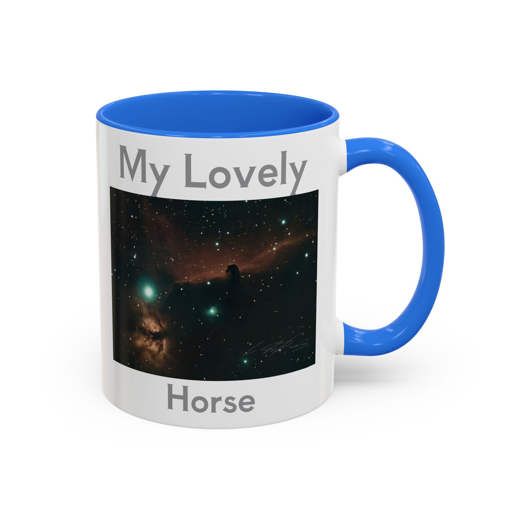 My Lovely Horse Galaxy Mug — 11oz/15oz Ceramic Coffee Cup