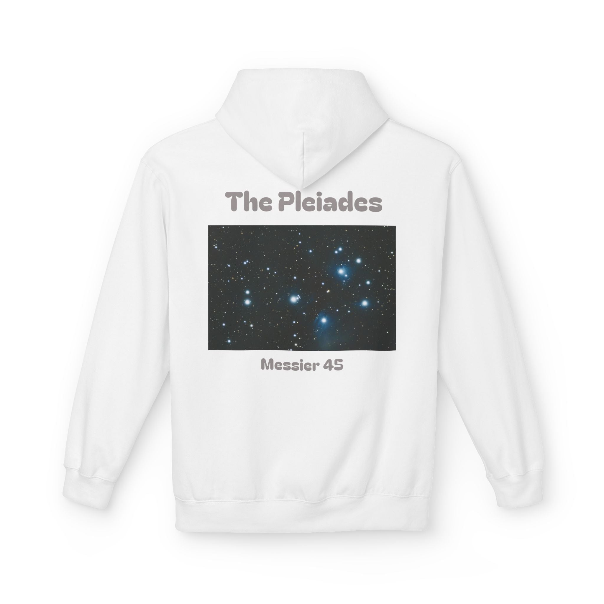Pleiades Star Cluster Hoodie – “The Pleiades” Messier 45 Astronomy Pullover