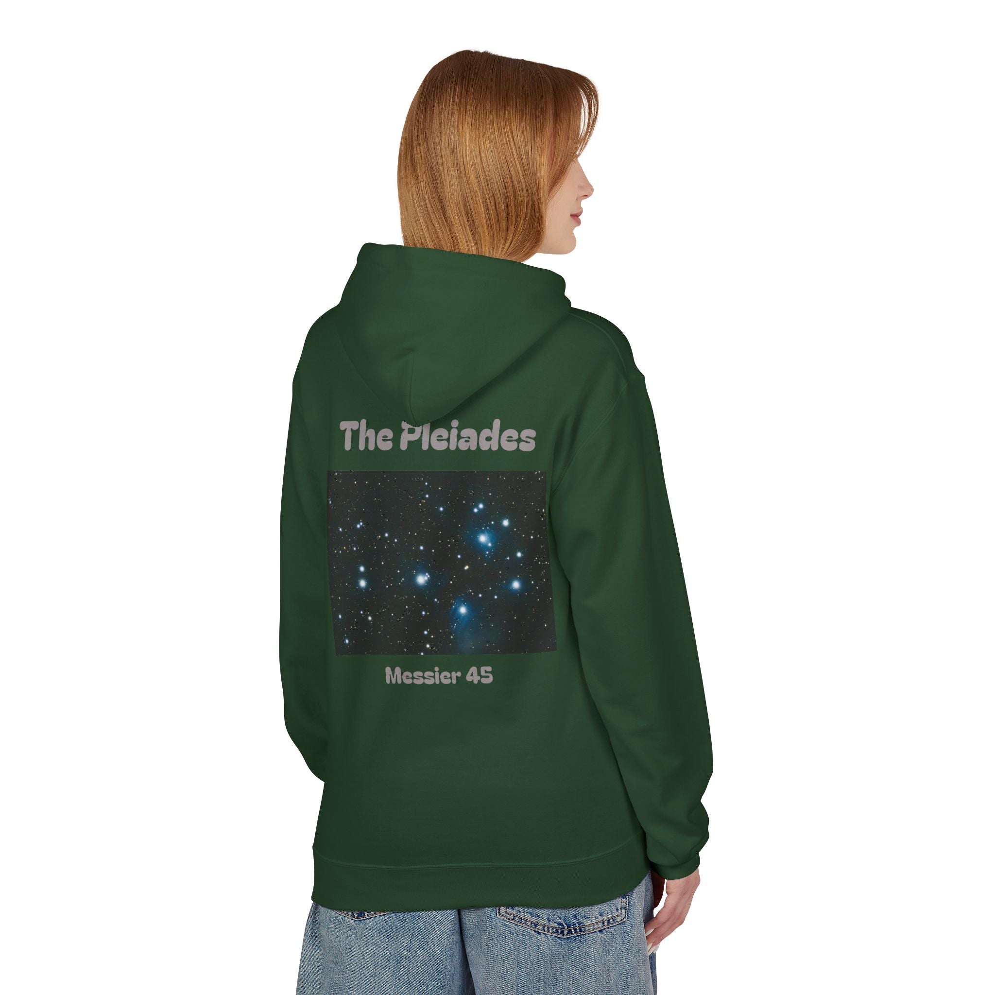 Pleiades Star Cluster Hoodie – “The Pleiades” Messier 45 Astronomy Pullover
