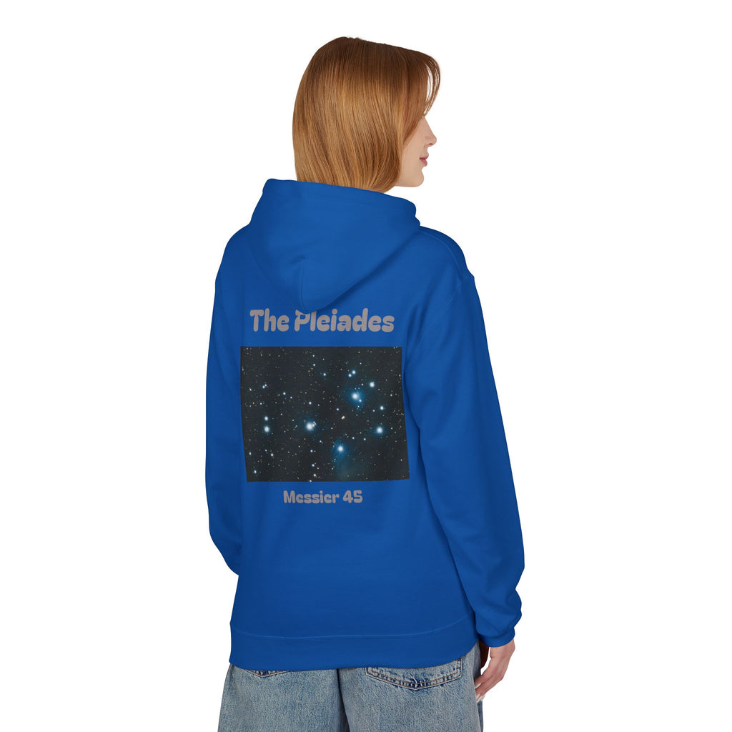 Pleiades Star Cluster Hoodie – “The Pleiades” Messier 45 Astronomy Pullover