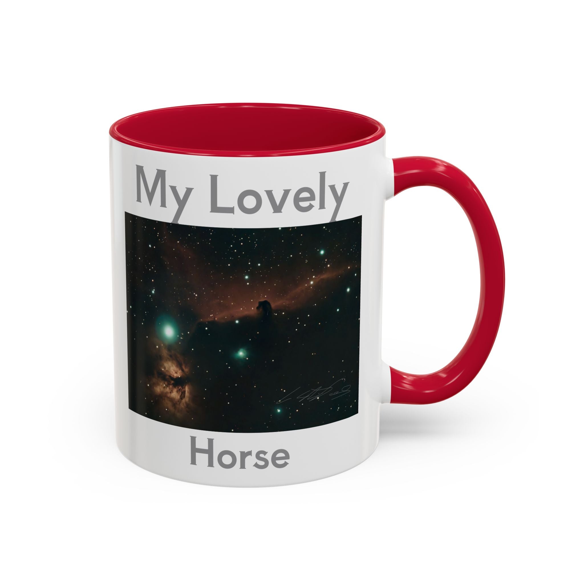 My Lovely Horse Galaxy Mug — 11oz/15oz Ceramic Coffee Cup