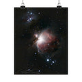 Orion Nebula Poster (M42) — Matte Vertical Space Print