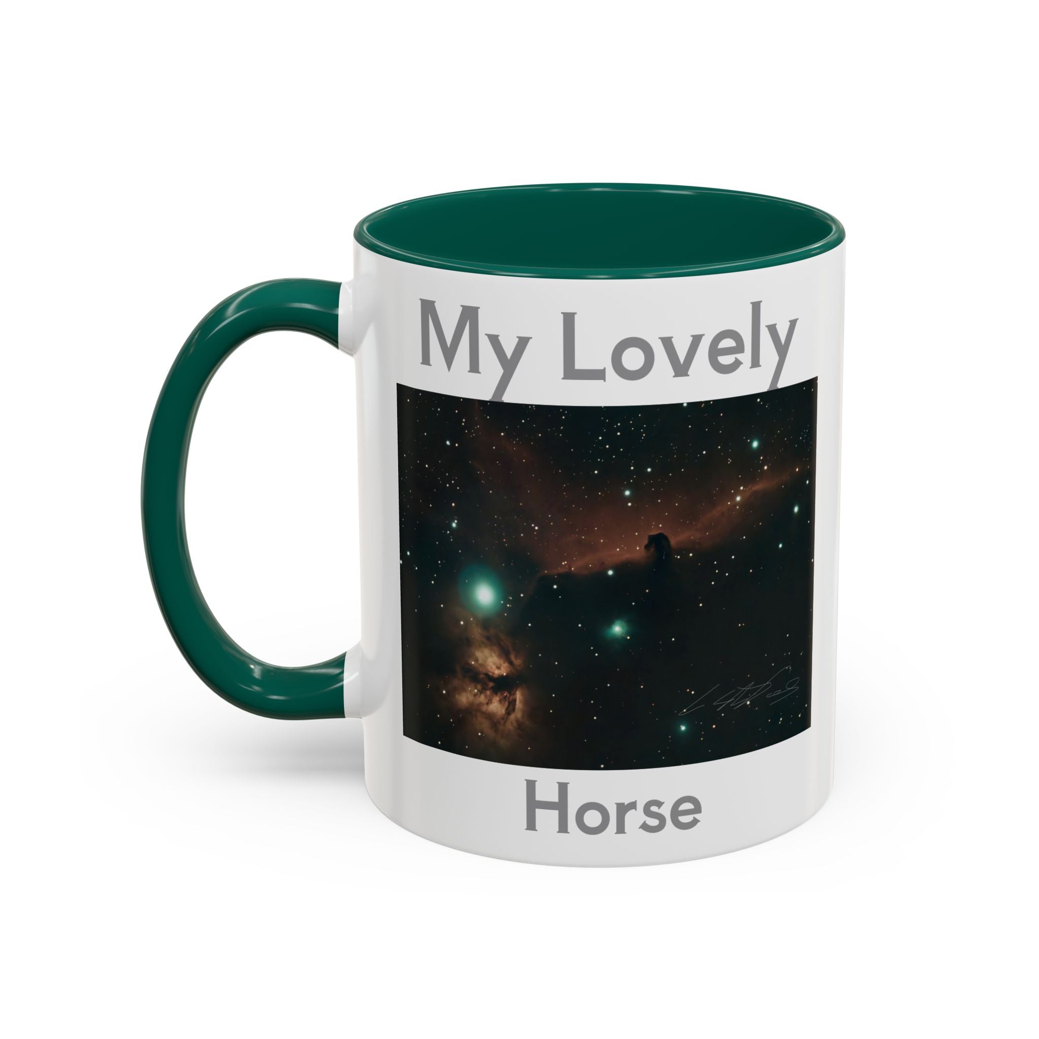 My Lovely Horse Galaxy Mug — 11oz/15oz Ceramic Coffee Cup