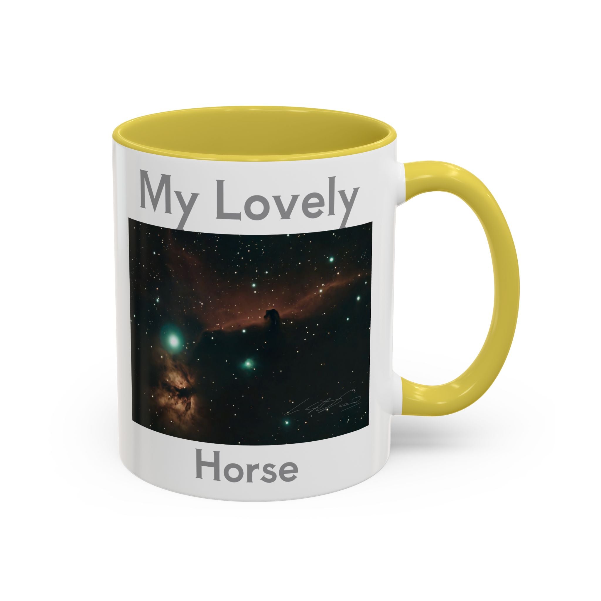 My Lovely Horse Galaxy Mug — 11oz/15oz Ceramic Coffee Cup