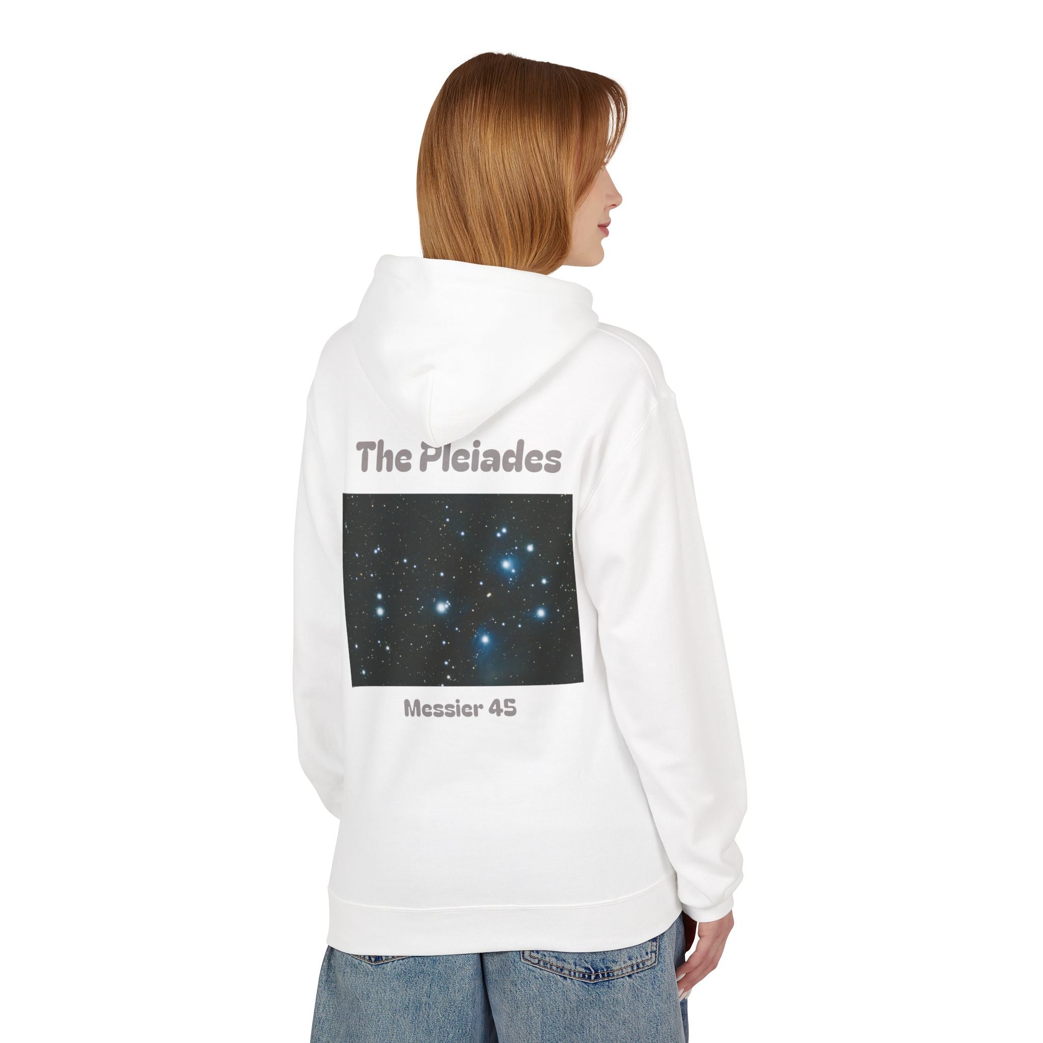 Pleiades Star Cluster Hoodie – “The Pleiades” Messier 45 Astronomy Pullover