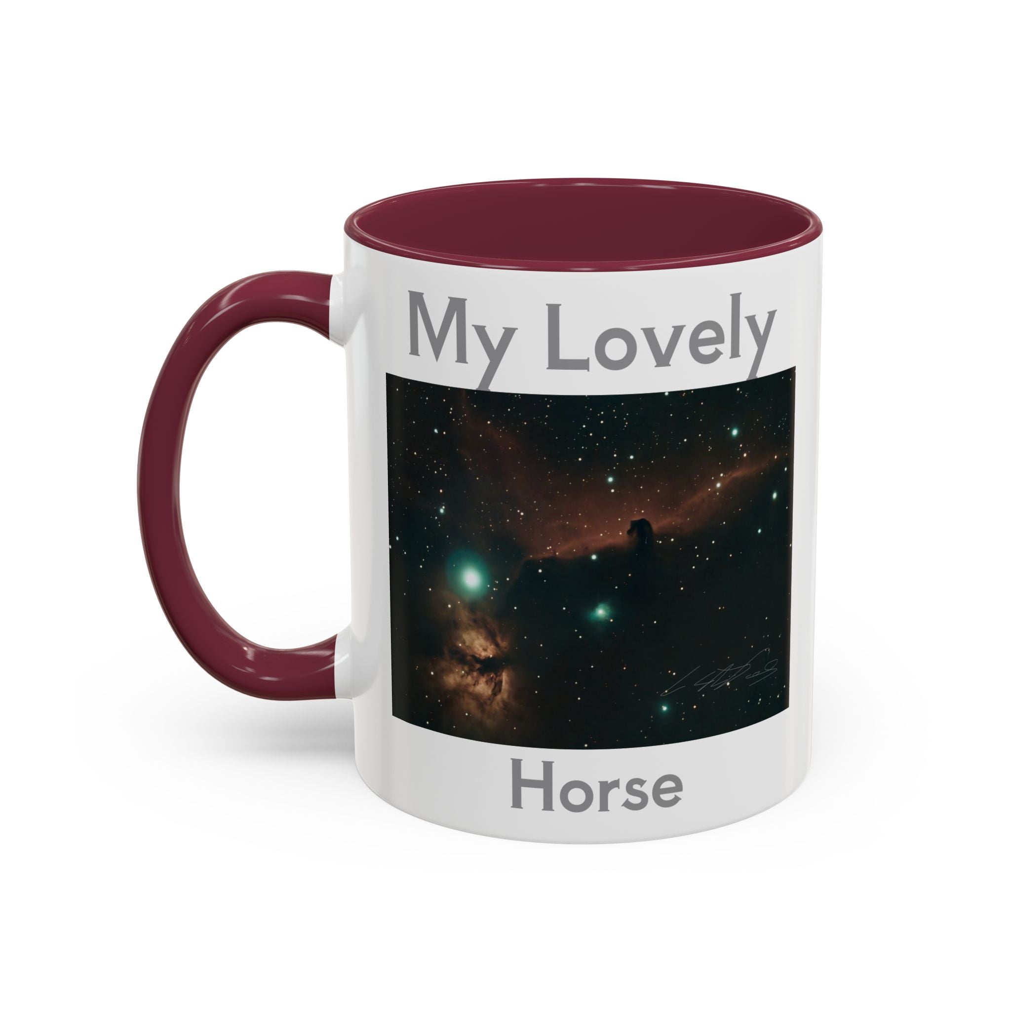 My Lovely Horse Galaxy Mug — 11oz/15oz Ceramic Coffee Cup
