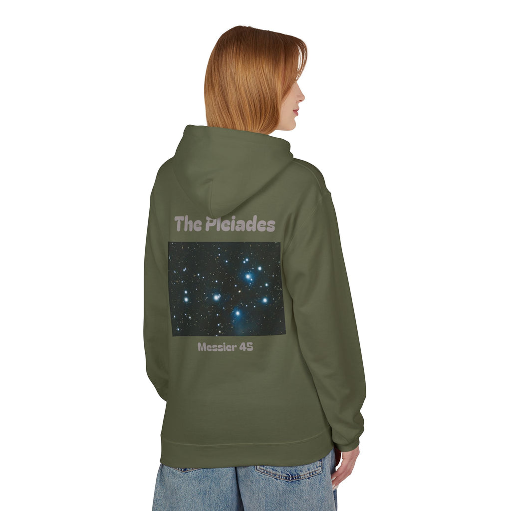 Pleiades Star Cluster Hoodie – “The Pleiades” Messier 45 Astronomy Pullover