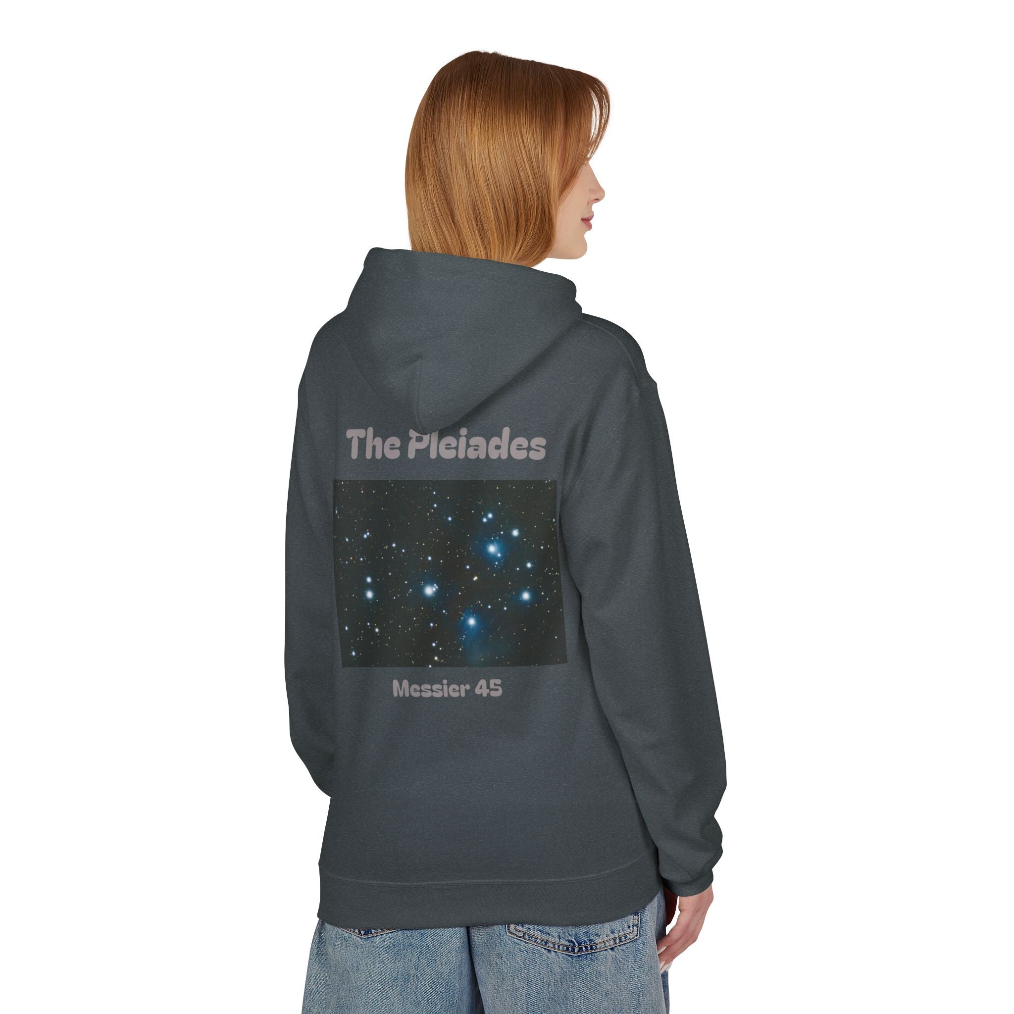 Pleiades Star Cluster Hoodie – “The Pleiades” Messier 45 Astronomy Pullover