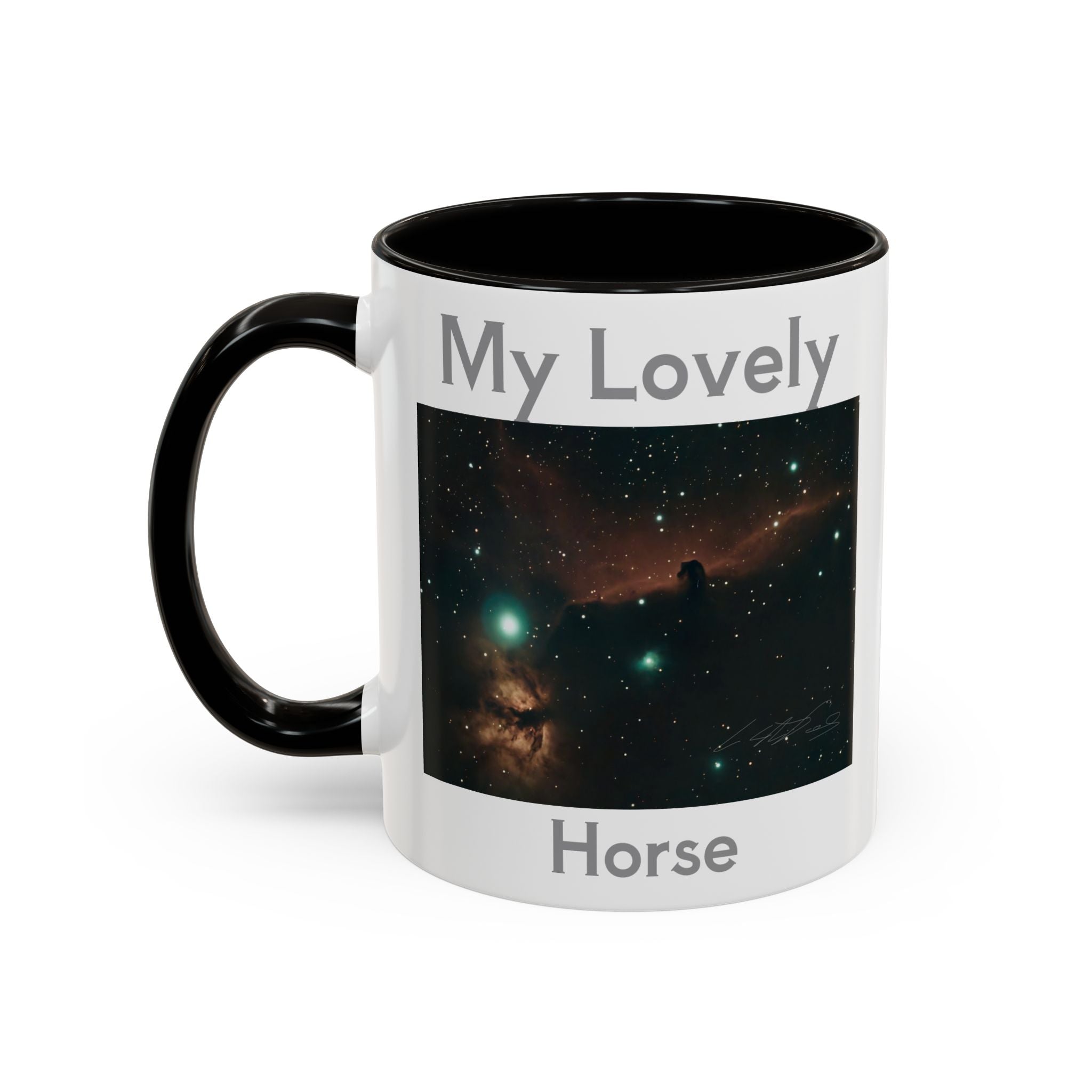 My Lovely Horse Galaxy Mug — 11oz/15oz Ceramic Coffee Cup