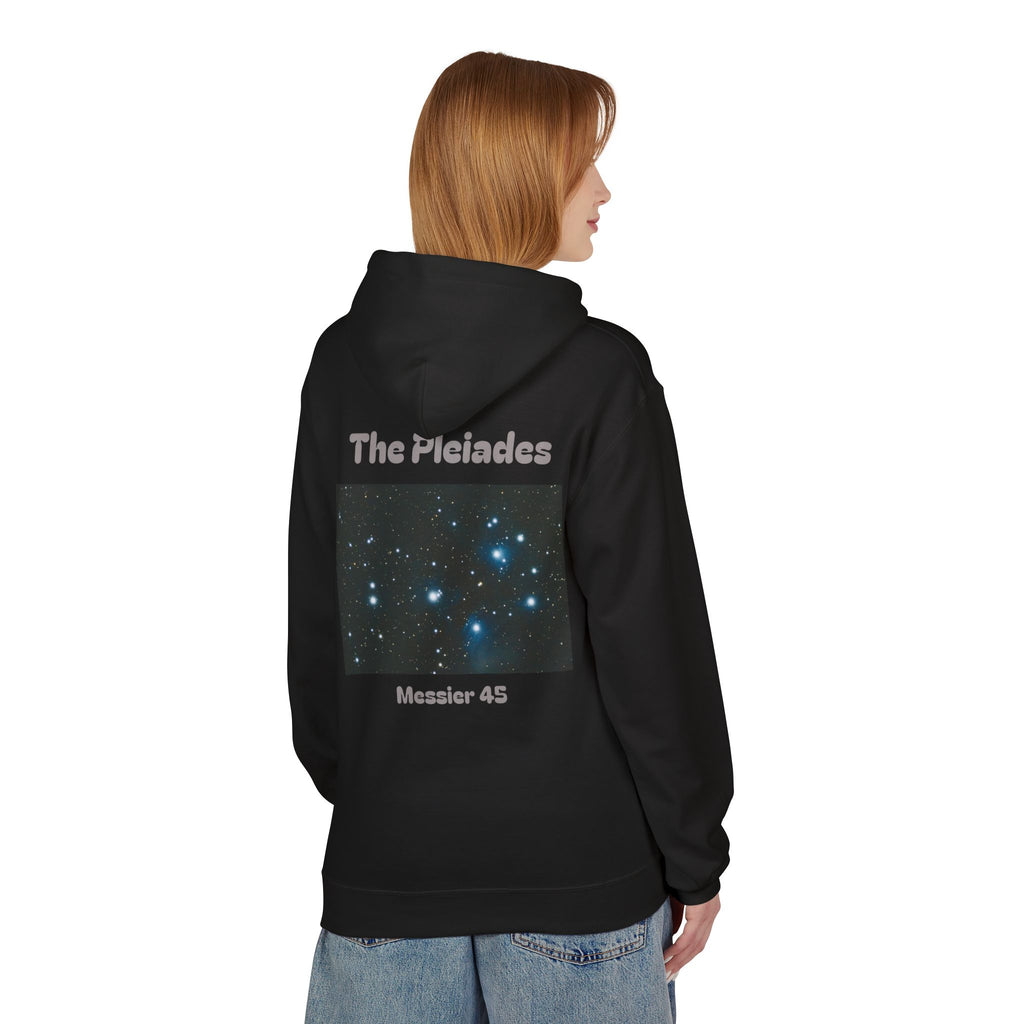 Pleiades Star Cluster Hoodie – “The Pleiades” Messier 45 Astronomy Pullover