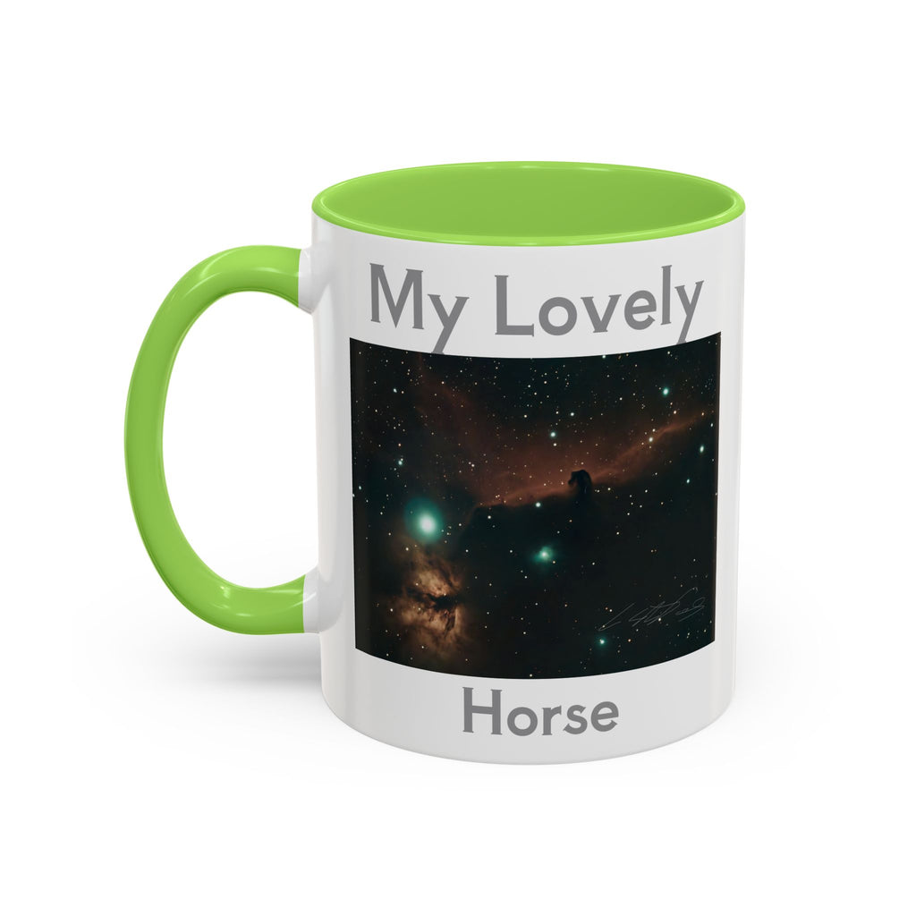 My Lovely Horse Galaxy Mug — 11oz/15oz Ceramic Coffee Cup