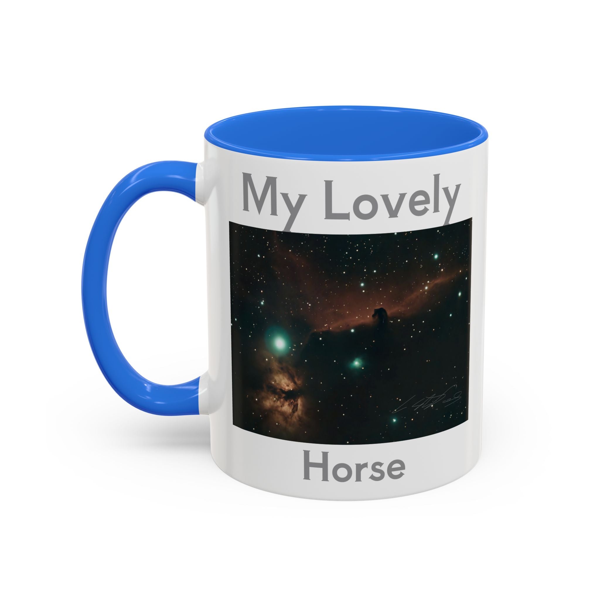 My Lovely Horse Galaxy Mug — 11oz/15oz Ceramic Coffee Cup