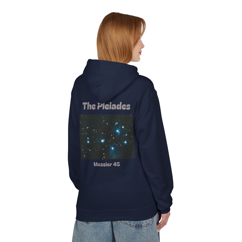Pleiades Star Cluster Hoodie – “The Pleiades” Messier 45 Astronomy Pullover