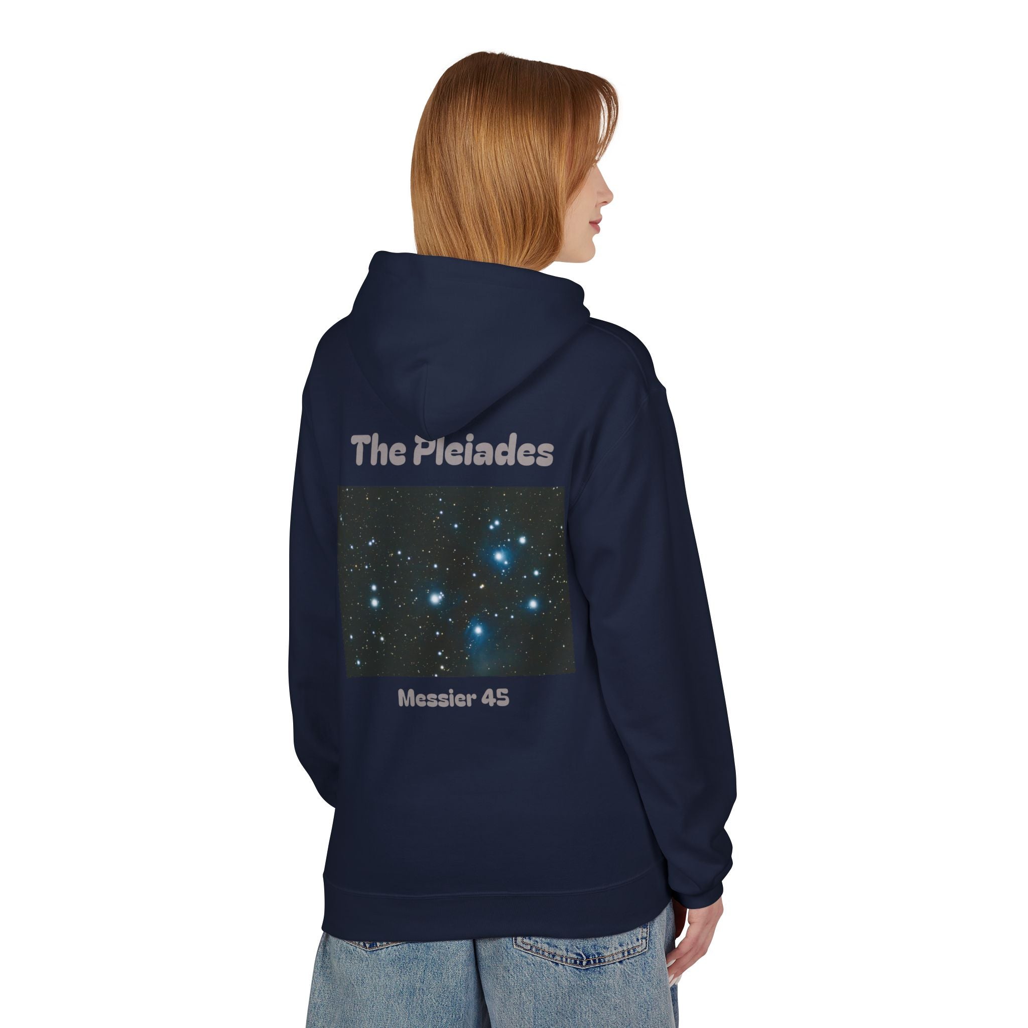 Pleiades Star Cluster Hoodie – “The Pleiades” Messier 45 Astronomy Pullover