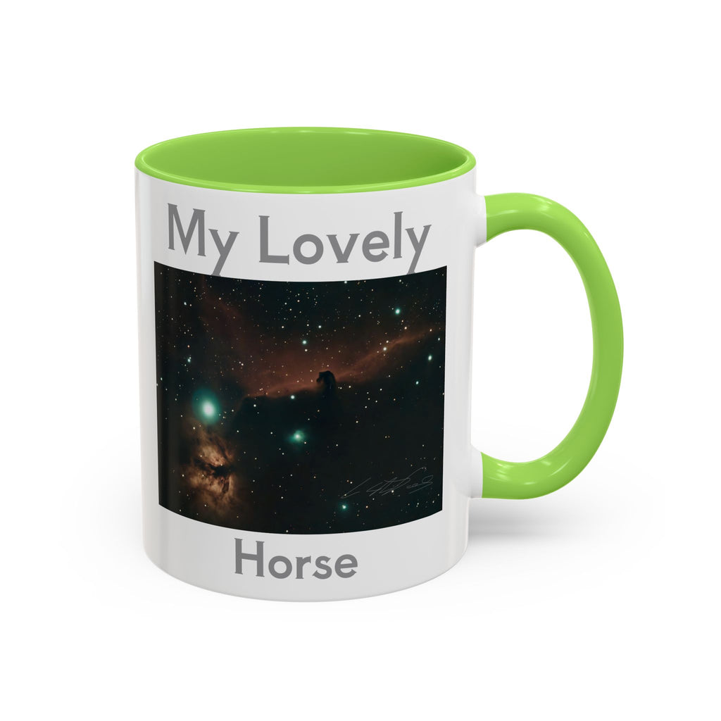 My Lovely Horse Galaxy Mug — 11oz/15oz Ceramic Coffee Cup